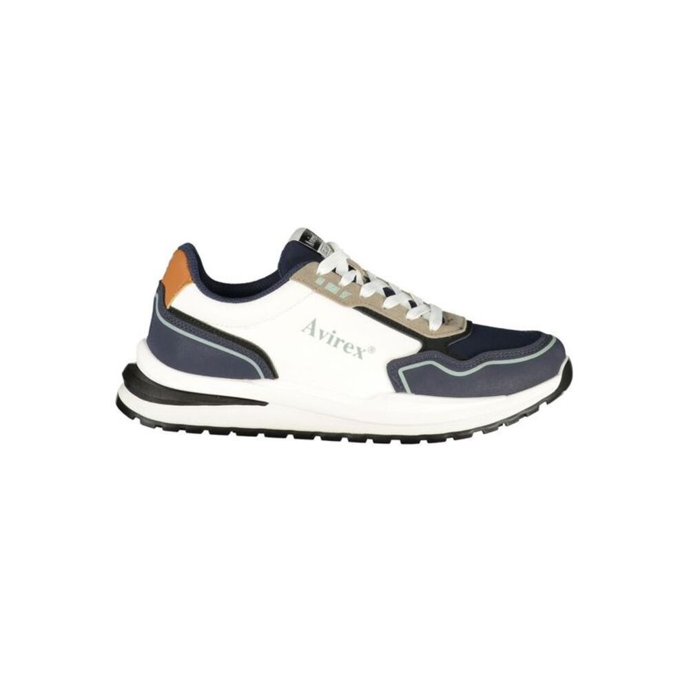 Avirex White Polyester Men's Men's Sneaker